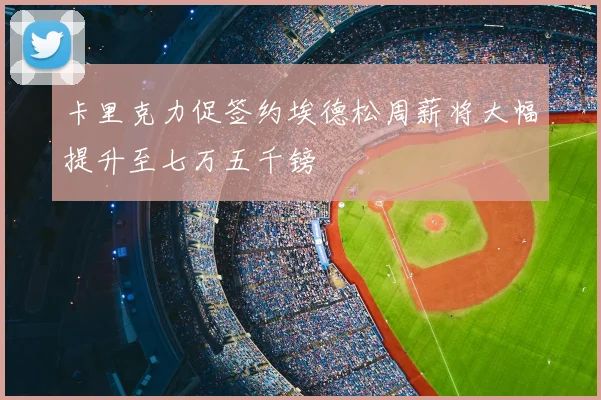 卡里克力促签约埃德松周薪将大幅提升至七万五千镑
